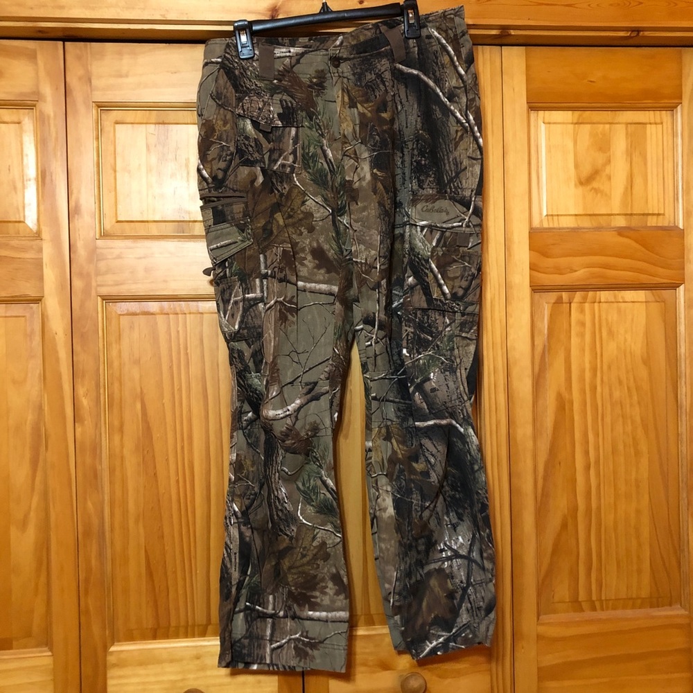 Cabela’s bootcut camo pants